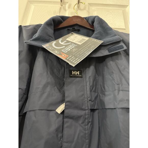 NWT MENS Navy HELLY HANSEN JACKET RN #73983 CA #26405 THINSULATE XXX Large TTTG - Picture 3 of 4